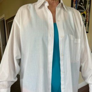 Diane  Von Furstenberg white Big Shirt size M-L